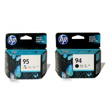 HP 94 , HP 95 ตลับหมึกชุดสีดำ และตลับรวมสี แท้ประกันศูนย์